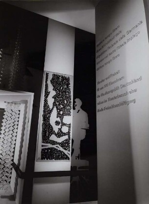 XIII. Triennale Mailand, Deutsche Abt., Gobelin von Elisabeth Kadow-Jäger