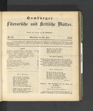 No. 49. 21. Juni 1854