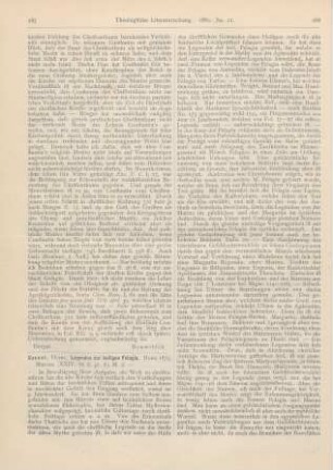 287-289 [Rezension] Usener, Hermann, Legenden der heiligen Pelagia