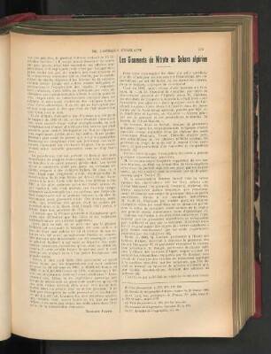 Les Gisements de Nitrate au Sahara algérien.
