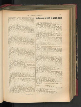 Les Gisements de Nitrate au Sahara algérien.