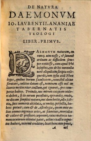 De natura daemonum : libri IIII