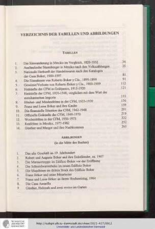 Verzeichnis der Tabellen und Abbildungen