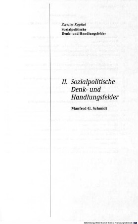 Sozialpolitische Denk- und Handlungsfelder : Zweites Kapitel aus "1982 - 1989 Bundesrepublik Deutschland"