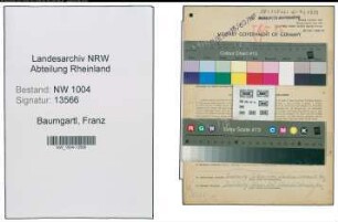 Entnazifizierung Franz Baumgartl , geb. 18.08.1893 (Arbeiter)