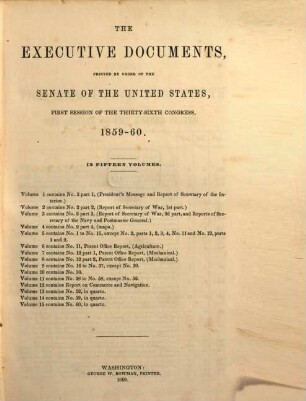 Senate documents. [125,1.] 1859/60 (1860) = Congress 36, Sess. 1