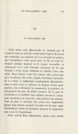 IV. Un maladroit ami
