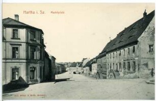 Hartha. Marktplatz