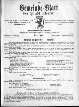 1919,48: Nr. 48, 30. November 1919