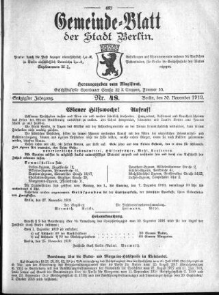 1919,48: Nr. 48, 30. November 1919