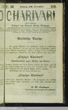 Vorläufige Anzeige