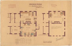Billing, Hermann; Singen; Krankenhaus - Wäscherei (Grundrisse)