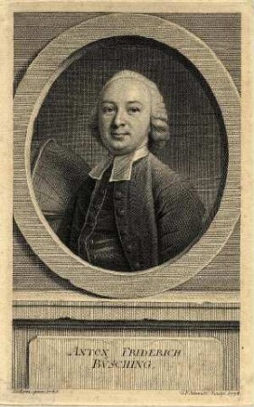 Bildnis von Anton Friedrich Büsching (1724-1793)