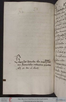 Andreas Pancratius, Gutachten über die Erziehung des Kurprinzen