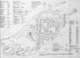 Lageplan der Universität und der Staatlichen Sportschule