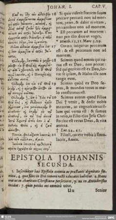 Epistola Johannis Secunda