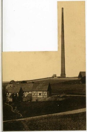 Halsbrücke. Höchste Esse der Welt (140 m)