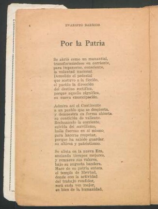 Por la Patria