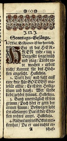 Sonntags-Gesänge. - Passions-Gesänge.