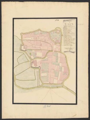Plan de Caen