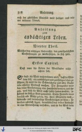 Vierter Theil.