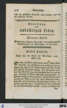 Vierter Theil.