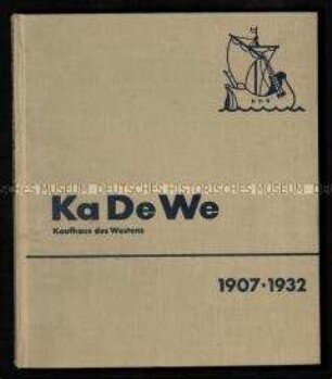 Firmenschrift zum 25. Jubiläum des KaDeWe Berlin