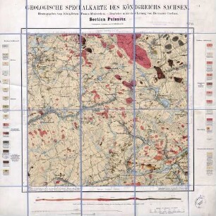 [4850] Großröhrsdorf, Geologische Specialkarte des Königreichs Sachsen