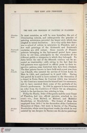 The rise and progress of painting in Flanders