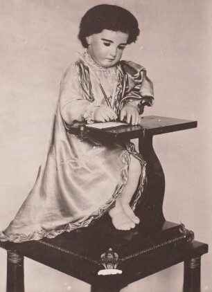 Automatische Puppe (Schreibendes Kind) : Neuchâtel (Schweiz). Automatische Puppe (Schreibendes Kind). Um 1760 von Pierre Jaquet-Droz