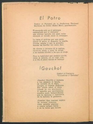 ¡Gaucho!