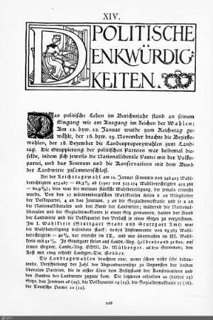 Politische Denkwürdigkeiten.