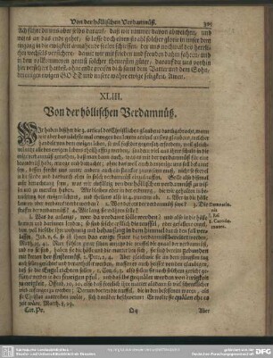 XLIII. Von der höllischen Verdamnüß