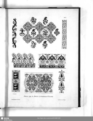 No. 17. Frises jeu de Fonds et ornements chinois