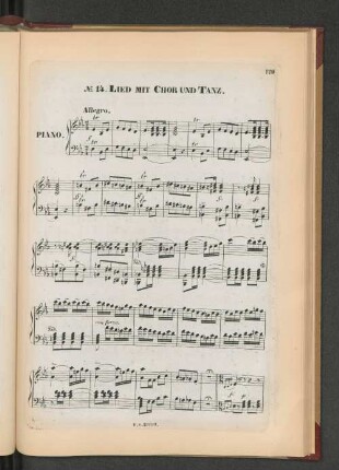 No.14. Lied mit Chor und Tanz.