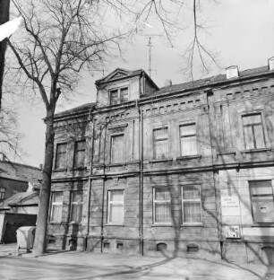 Zwickau-Nordvorstadt. Wohnhaus (1876), Kolpingstraße 1. Straßenansicht