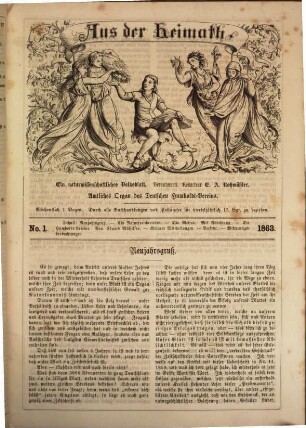 Aus der Heimath : ein naturwissenschaftliches Volksblatt, 1863