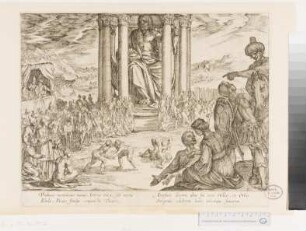 Septem orbis admiranda - Platte 1: Jupiterstatue in Olympia