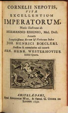 Vitae excellentium Imperatorum