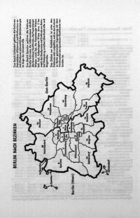 Karte: Berlin nach Bezirken