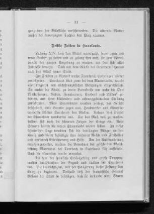 Trübe Zeiten in Saarlouis.
