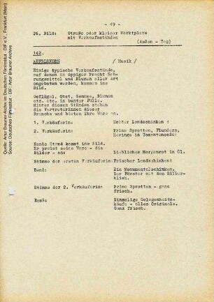 Drehbuch (Auszug)