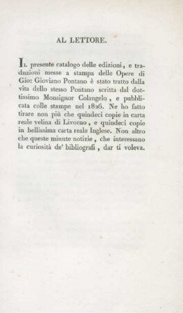 Al Lettore