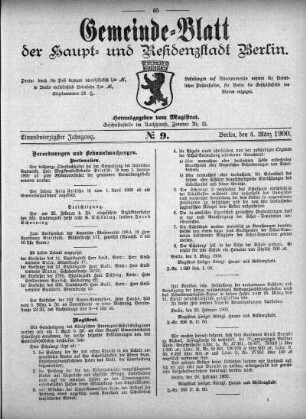 1900,9: No. 9, 4. März 1900
