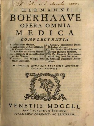 Opera omnia medica