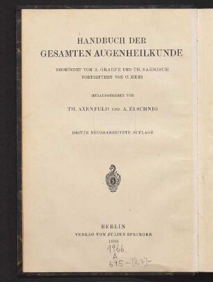 Das Glaukom