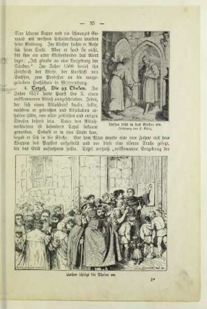 Luther schlägt die Thesen an