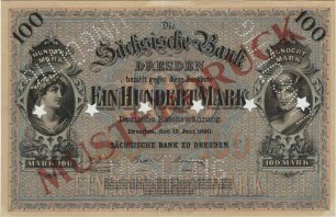 100 Mark (Musterdruck)