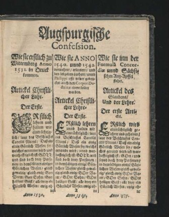 Augspurgische Confession