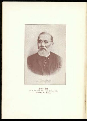 Carl Scheel : Gründer der Firma